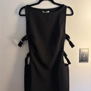 Peppermayo Cherish Your Buckle Mini Dress